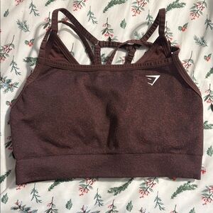 Gymshark Dark Brown Sports Bra